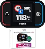 Saphe Drive Pro Blitzerwarner für das Auto mit Farbdisplay – CarPlay und Android Auto kompatibel...