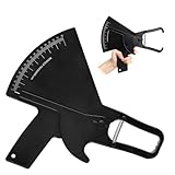 Caliper Körperfettzange Körperfettmessgerät Fettzange 0-80mm Hautfaltendicke Messen mit Klarer...