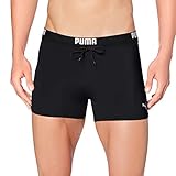 PUMA Herren Puma Swim Logo Men's Swimming Trunks Badehose, Schwarz, M