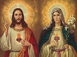 Jesus Christus Und Die Jungfrau Maria - 4000-Teiliges Puzzle, Wunderschön Illustriertes Puzzle,...