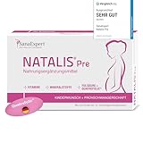 SanaExpert® Natalis Pre – Folsäure, Quatrefolic®, Eisen und 21 weitere Inhaltsstoffe für...