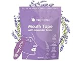 Holy Nytes Lavendel Mundpflaster Schlafen (60 Stück) - Mouth Tape for Sleeping, Anti Snoring -...