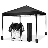 TOOLUCK Pavillon 3x3m Wasserdicht Stabil Faltpavillon Pop up Gartenpavillon Partyzelt Bierzelt...