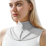 WAXCMXYH Sonnenschutz, Halswickel, Sommer, Eisseide, Halstuch, für Damen und Herren, UV-Schutz,...