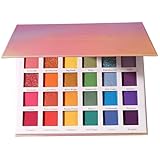 Glitzer -Lidschatten -Palette, 30 Farbe wasserdichte Regenbogen -Lidschattenpalette Hochpigmentierte...