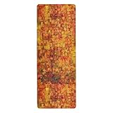Oyihfvs Yogamatte mit Vintage-Mosaik-Motiv, rutschfest, 1 mm dick, Fitnessmatte, mit Tasche,...