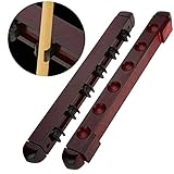 gotyou Billard Wandhalterung,Snooker Pool Cue Wall Mounted Rack,Billard Queue Halter 6 Billiard...