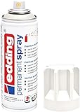 edding 5200 Permanent Spray - verkehrsweiß matt - 200 ml - Acryllack zum Lackieren und Dekorieren...