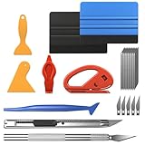 Tönungsfolie Auto,Premium Scheibentönungsfolie Kit mit Werkzeug für Fensterfolie &...