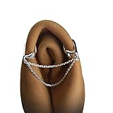 Clitoral Jewellery r Faux piercing with chain Non Piercing Clit Clip