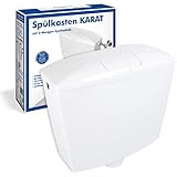 Sanitop-Wingenroth Spülkasten Karat | Tiefspülkasten mit Zwei-Mengen-Technik | 3,5 oder 6-9 l |...