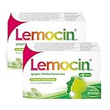 Lemocin Halsschmerztabletten -Lutschtabletten mit Limonengeschmack für Erwachsene und Kinder ab 5...