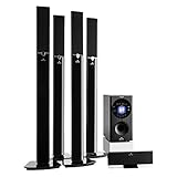 auna Areal Surround Heimkino 5.1- Soundsystem Kanal Heimkinosystem Lautsprechersystem 5.1...