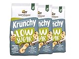 Barnhouse Krunchy Low Sugar Crazy Nuts, zuckerarmes Bio Hafer-Knuspermüsli aus Bayern, mit Cashews,...