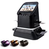 GEHPYYDS Hochauflösender digitaler Film- und Diascanner,Konvertieren Sie 35-mm-, 135-, 126-,...