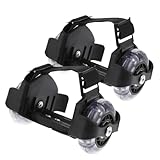 PEPLAYTAL Verstellbare Heel Rollers mit Leuchtenden PVC Leichte Portable Rollschuhe für Anfänger...