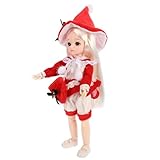 ifundom Kleine Mädchenpuppe Bjd- Süße Weihnachtsmädchenpuppe Für Mädchen...