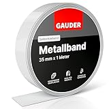 GAUDER Metallband selbstklebend I Ideal für Tonies®-Figuren & -Regale I Ferroband I Magnetband...