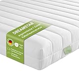 DREAMSTAR Simple Flex Duo 7-Zonen Matratze | Ergonomische Kaltschaummatratze | Öko-TEX® | H2 & H3...