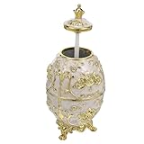 BRIGHTFUFU Kreativer Zahnstocherhalter mit Druckknopf Vintage Zahnstocherbox aus Kunststoff...