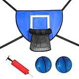 Homyl Mini Basketballkorb für Trampolin, Basketballständer, Stabil, Zum Dunking für Kinder