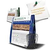 CoverUp! Abdeckplane 4x6 m Blau (200 g/m²) – Wasserfest & UV-stabilisiert, reißfest mit...