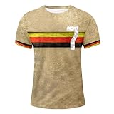 Herren T-Shirt EM 2024 Fußball Trikot mit Nummer Tshirt Deutschland Fanartikel T-Shirts für Herren...