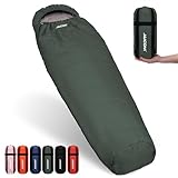 JAICOM Schlafsack - 3, 4 Jahreszeiten Ultraleicht Mumienschlafsack [800g/1600g], Schlafsack Kleines...