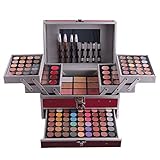 RoseFlower Schminkkoffer Gefüllt, 132 Farben Make-up Palettes, Alles in Einem Makeup Kit...