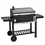 TAINO HERO XXL Smoker Holzkohle-Grill BBQ Grillwagen Standgrill