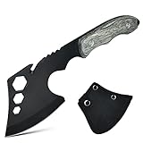Aicharynic Survival Axt & Camping Beil - Outdoor Freizeitbeil Handbeil Klein für Camping, Survival,...