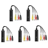 ISTOVO 5 x USB 2.0 Easy Cap Video TV DVD DVR Capture Adapter Easier Cap USB Video Capture Device...