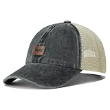 Clakllie Sommer Mesh Cap Atmunsaktive Basecap Herren Verstellbar Sonnenhut Sports Cap Schirmmütze...