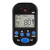 DAZZLEEX Digitales Metronom mit LCD-Display, Clip-Tempo-Messgerät, Reichweite 30–280 BPM, mehrere...