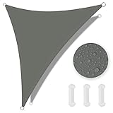 OFFCUP Sonnensegel, Sonnenschutz Baldachin, Dreieckige Markise, Oxford-Stoff Wasserdicht Ripstop Uv...