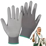 Handflächenbeschichtete Handschuhe mit Nylonschale, Sicherheitsarbeitshandschuhe PU-beschichtet, 12...