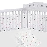 Aolso Bettumrandung Babybett, 2 Stück Nestchen für Kinderbetten Kantenschutz Baby Babybett,...