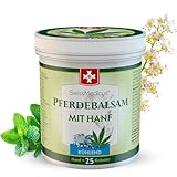 SwissMedicus Pferdebalsam mit Hanf - 500 ml - Kühlende Wirkung für Muskeln & Gelenke - mit 25...