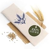 Dreamzie – Körnerkissen Mikrowelle mit 100 % natürlichen Weizenkörnern – Wärmekissen...