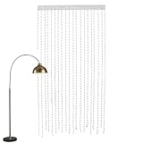 Türvorhang mit Perlen, Vorhang für Eingangstür, Wandbehang mit Fransen, für Schlafzimmer,...