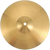 OSOLADY 10 Zoll Messing Becken für Schlaginstrumente Crash Ride für Schüler und Profis mit...