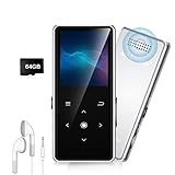 64GB MP3-Player mit Bluetooth 5.2, AiMoonsa Musik-Player mit eingebautem HD-Lautsprecher, FM-Radio,...