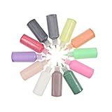 Beaupretty 12 Stück Teiliges Sandmalerei Set Bunter Bastelsand DIY Handgemacht mit Farben Grün...