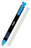 Läufer 69545 Radierstift blau, inkl. 2 Ersatzradierer, nachfüllbarer Radiergummi, sehr präzise,...