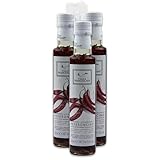 3er Pack Terre Francescane Chili-Öl 3x250ml Extra Natives Olivenöl mit ganzen Chili