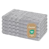 Lavea® 5er Set Gästehandtücher 30x50 cm – Weiche und Saugstarke Gästetücher aus 100%...