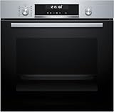 Bosch HBG578BS3, Serie 6, Einbau-Backofen 60 x 60cm, Pyrolyse-Selbstreinigung, Air Fry Funktion,...