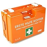 Erste Hilfe Koffer ÖNORM Z1020 Typ1 - Notfallkoffer gefüllt - First aid - Kasten - Verbandskasten...