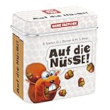 Game Factory 646273 Auf die Nüsse, das knackige Würfelspiel, Mini-Spiel in handlicher Metalldose,...