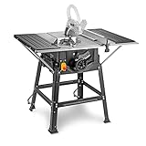 STAHLWERK TKS-1800 ST Tischkreissäge | Kreissäge mit Untergestell | mit 1.800 Watt und 5.000 U/min...